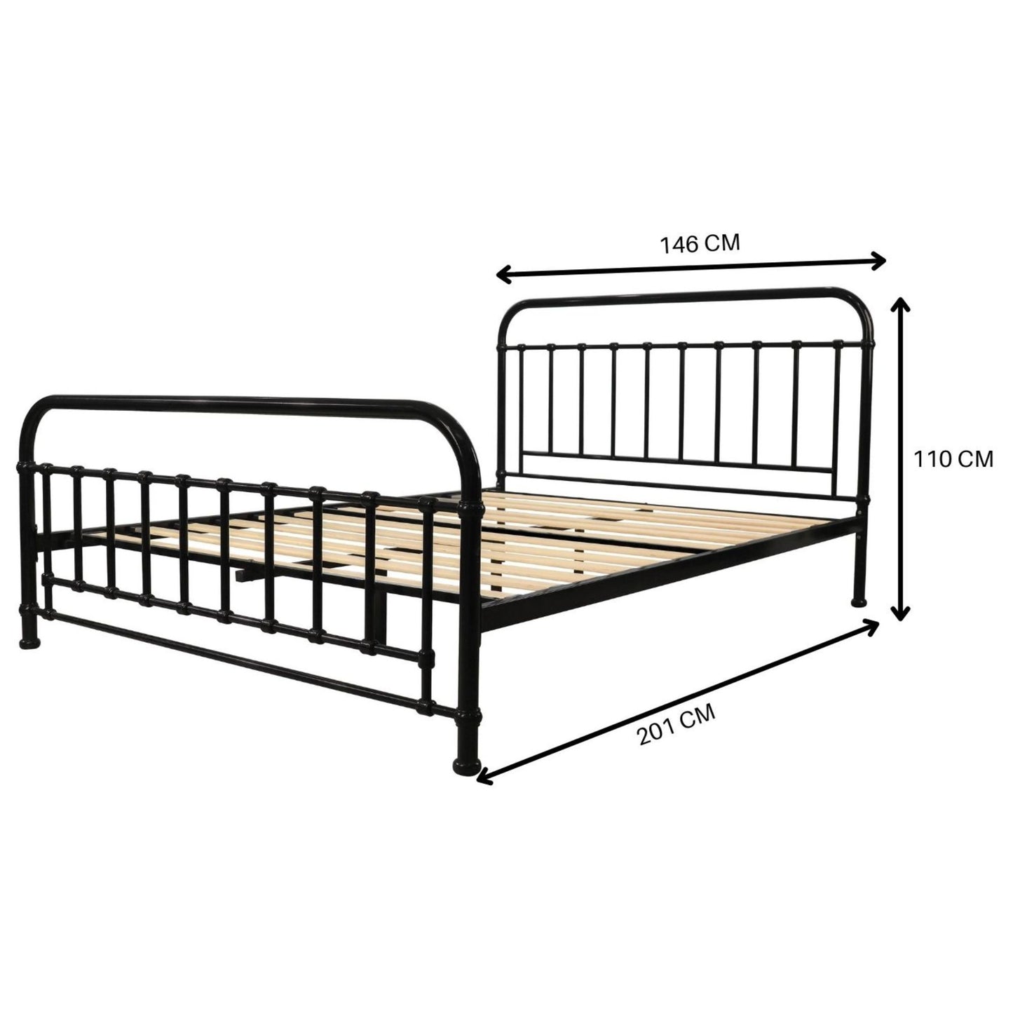 Metallica Metal Frame Platform Mattress Base