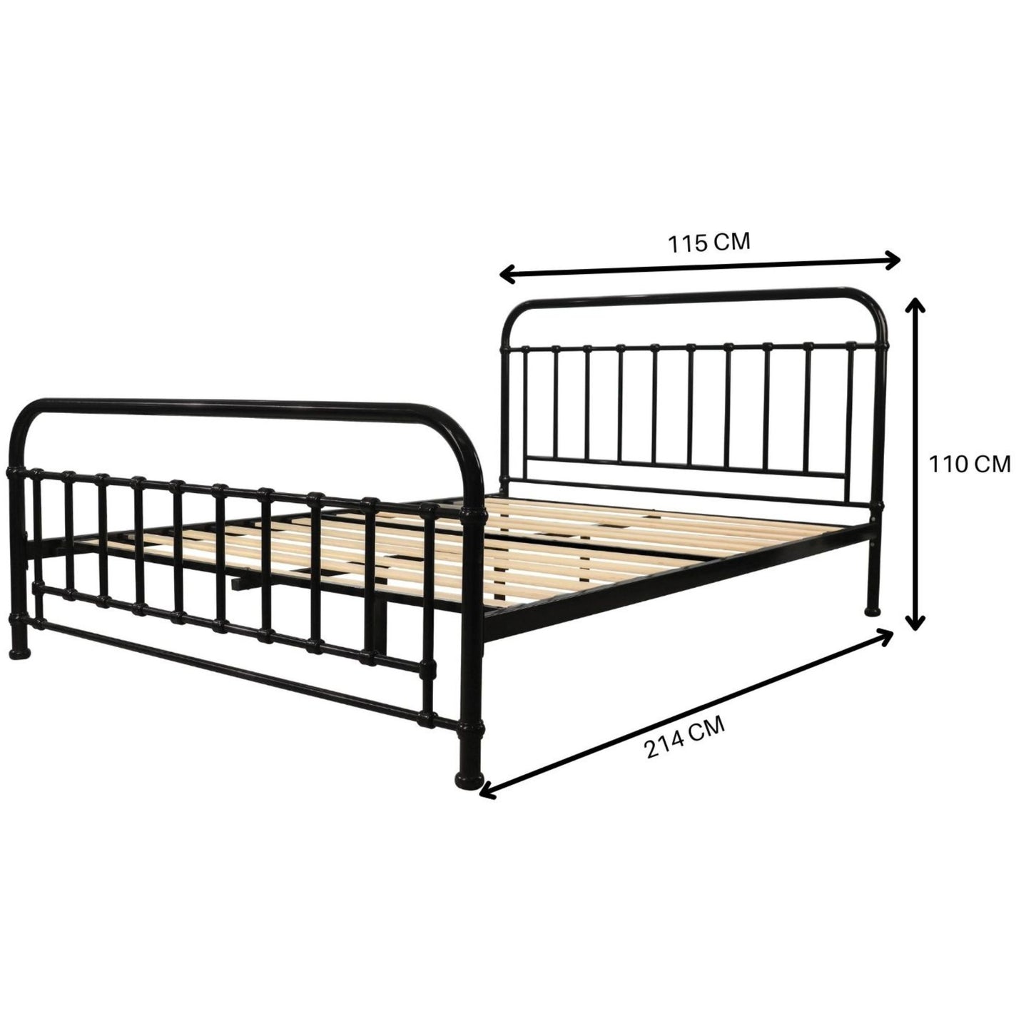 Metallica Metal Frame Platform Mattress Base