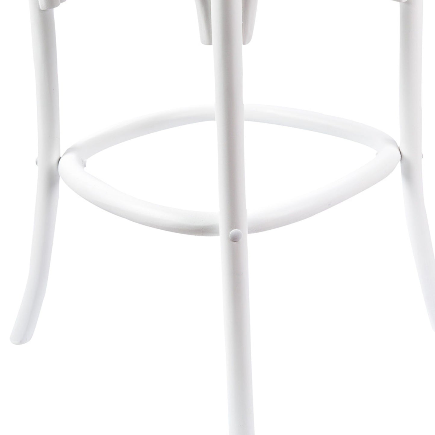 Aster Crossback Dining Chair and Bar Stool Set Solid Birch Timber Rattan Seat