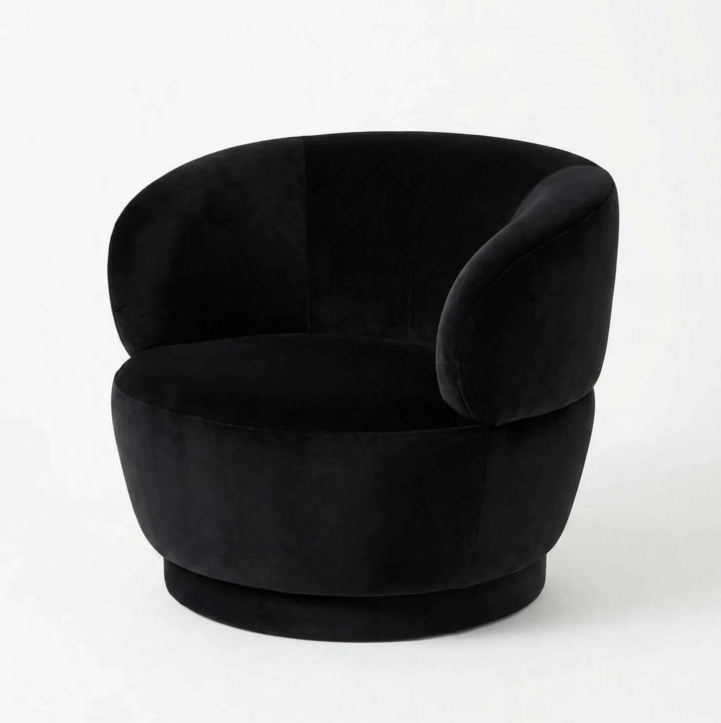 Interior Ave - Luna Swivel Armchair - Black