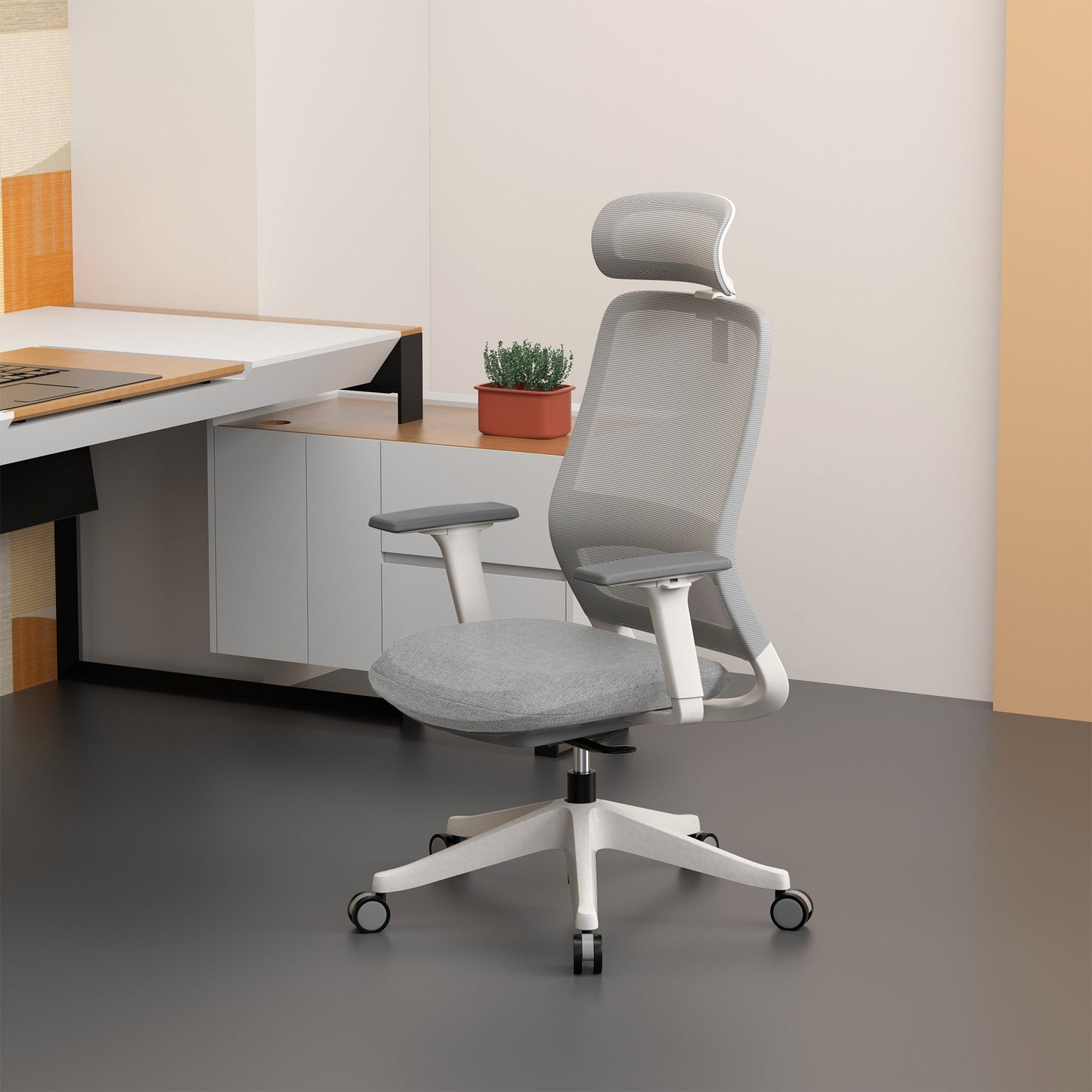 Carlie High Back Molded Foam Seat Ergonomic Office Chair