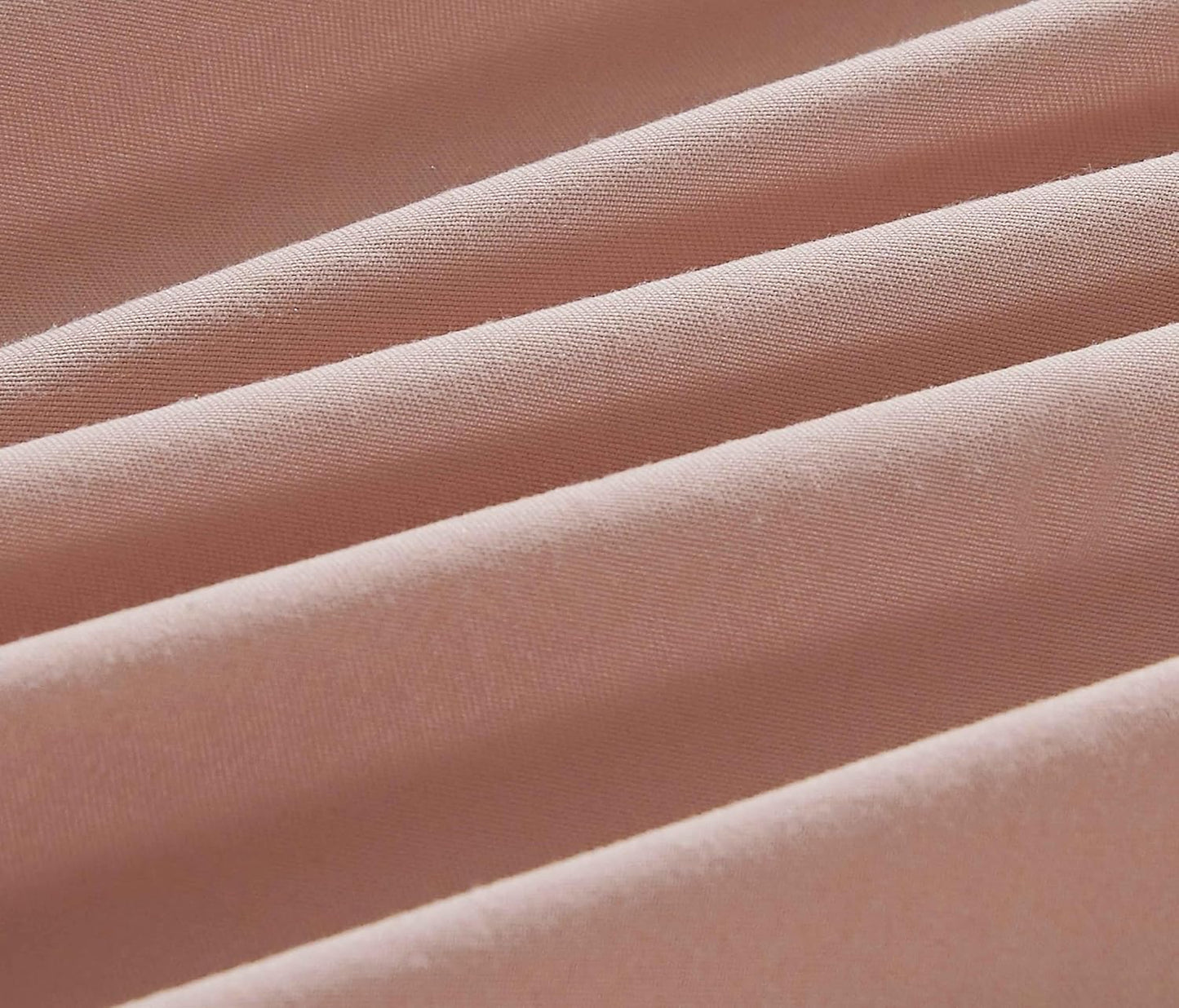 Vintage Washed Microfibre Quilt Cover Set (Pink, Double)