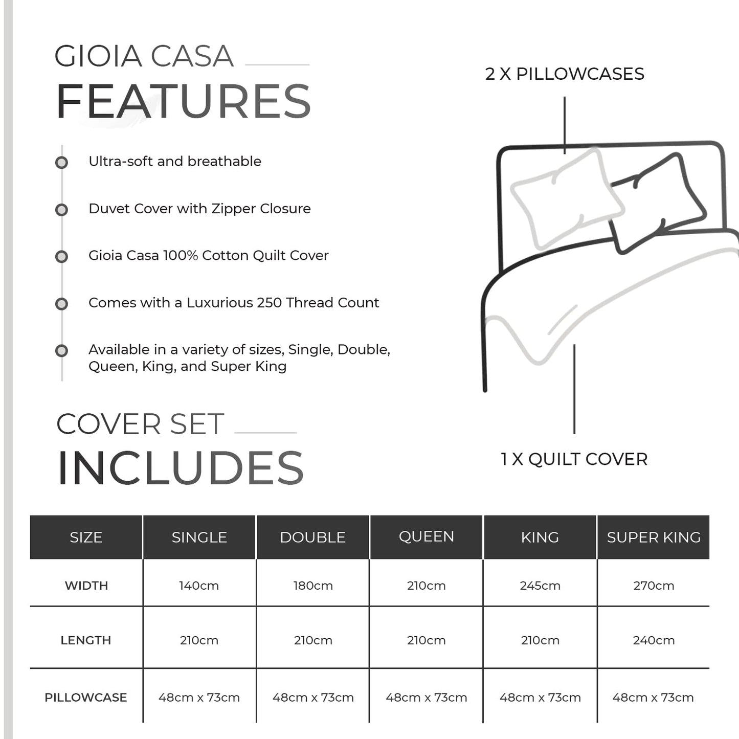 100% Cotton Vintage Washed Bed Quilt Cover Set - Soft, Breathable, and Durable Bedding