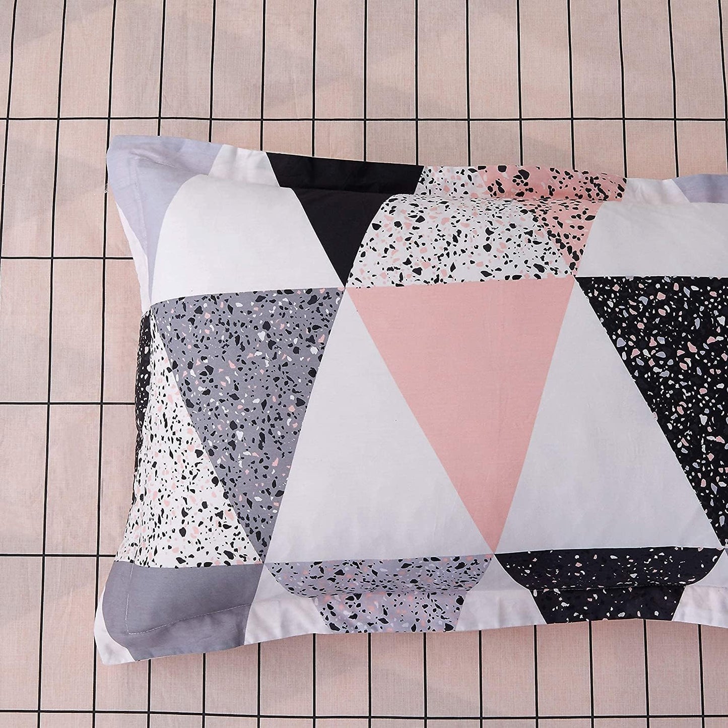 100% Cotton Annie Reversible Printed Quilt Cover Set - Super King Size