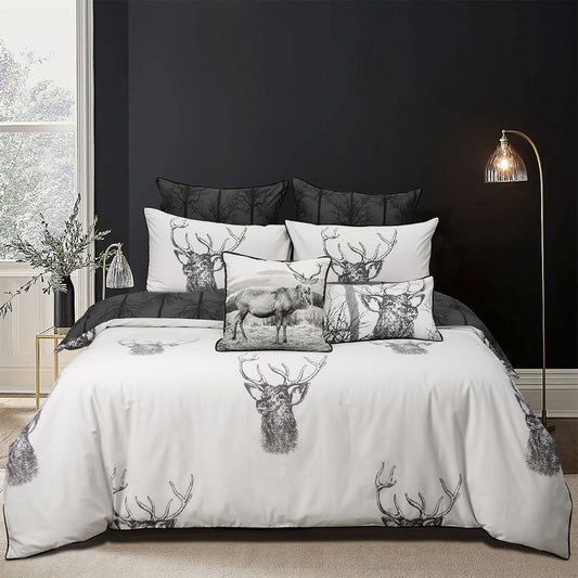 Bianca Alpine Stag Polyester Cotton Quilt Cover Set