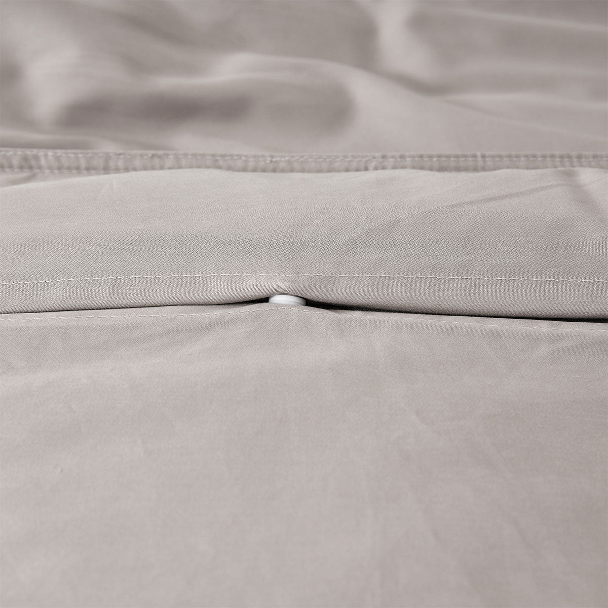 Accessorize Stone 400TC Bamboo Cotton Double Stitched Quilt Cover Set