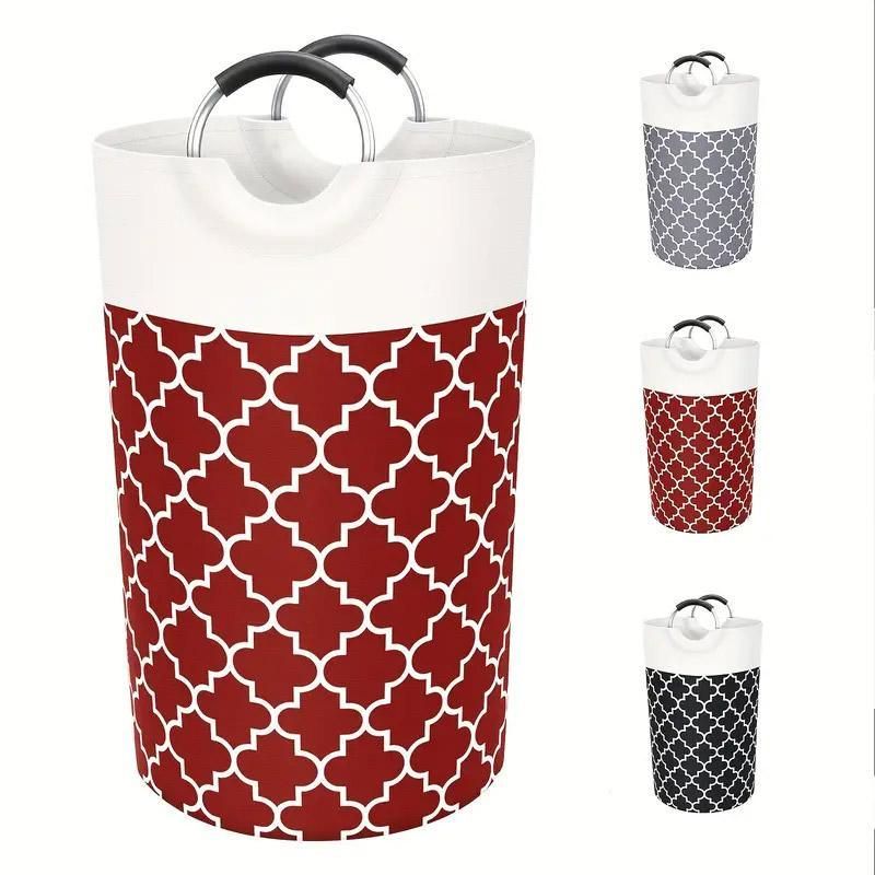 Laundry Basket – 82L Large Capacity, Black, Foldable with Waterproof Fabric