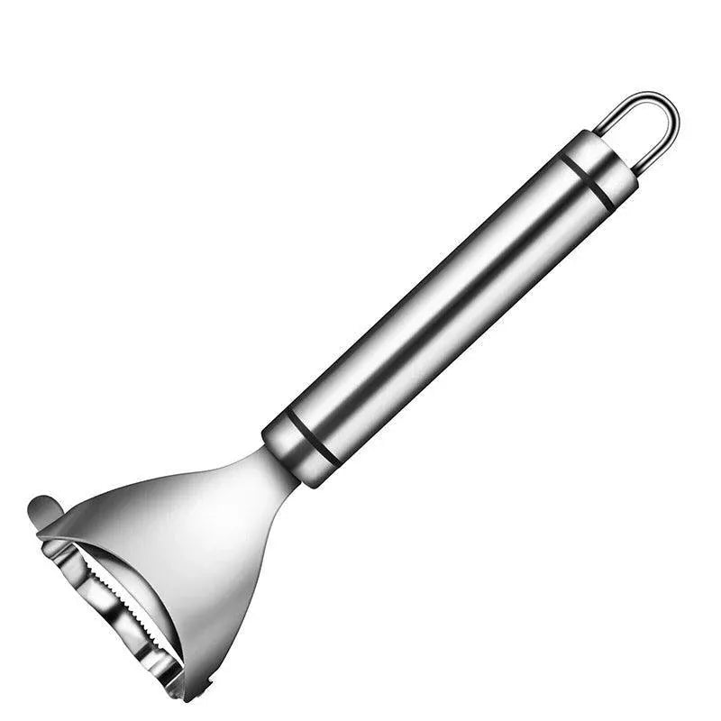 Corn Peeler and Kerneler – Stainless Steel Cutter with Serrated Blade