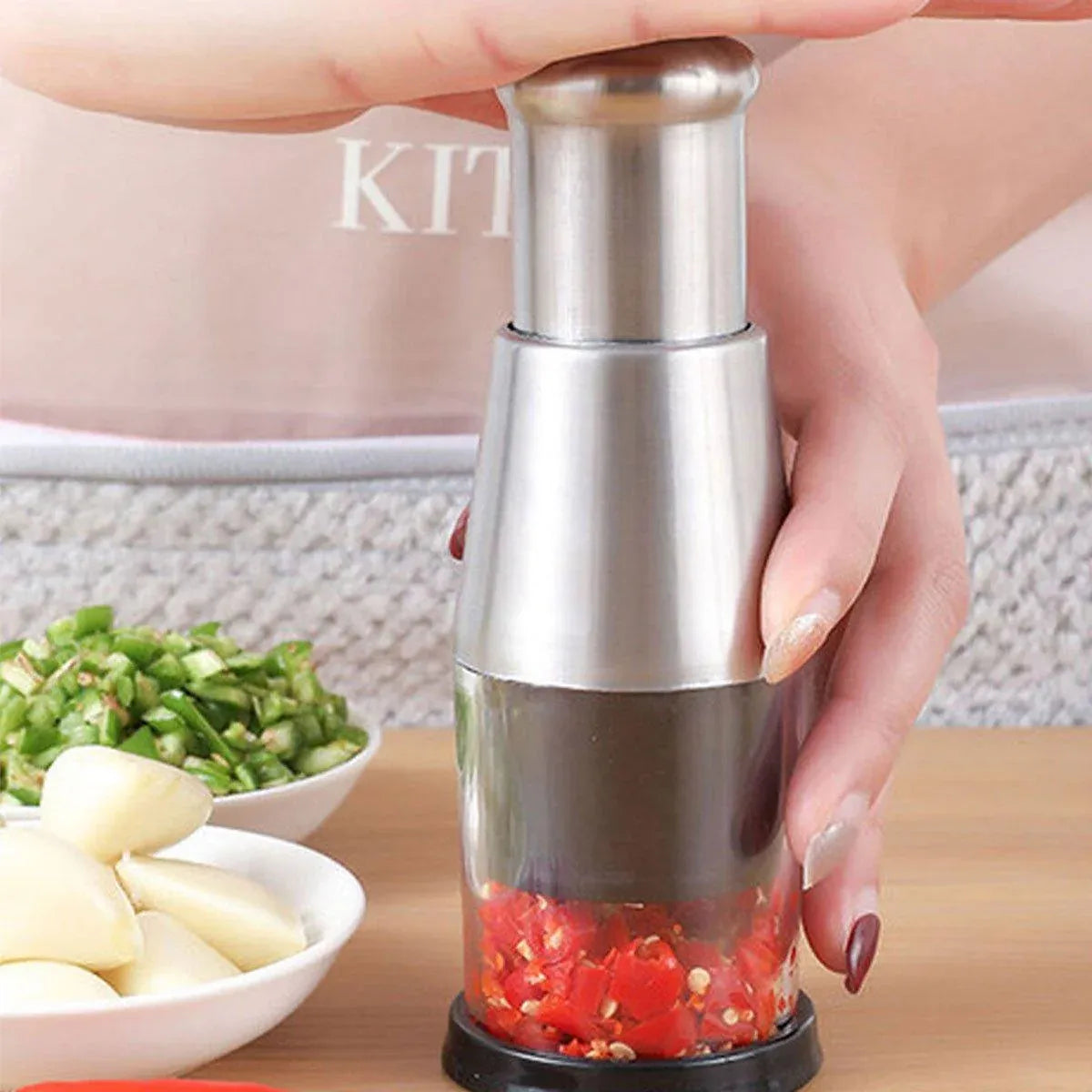 Garlic Press Crusher – Manual Mincer, 304 Stainless Steel