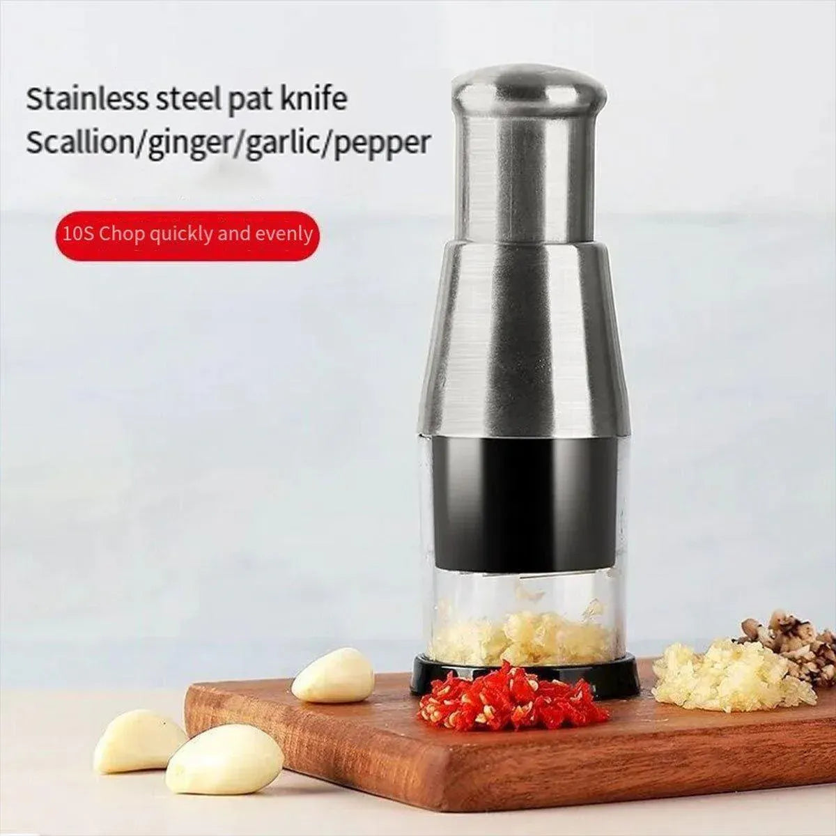 Garlic Press Crusher – Manual Mincer, 304 Stainless Steel