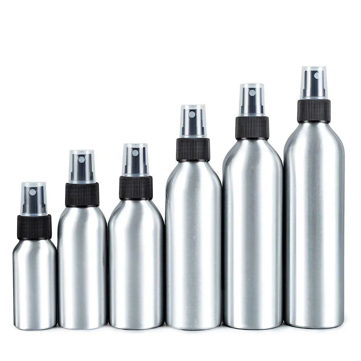 Aluminum Refillable Spray Bottles – Fine Mist, 120ml, Set of 10