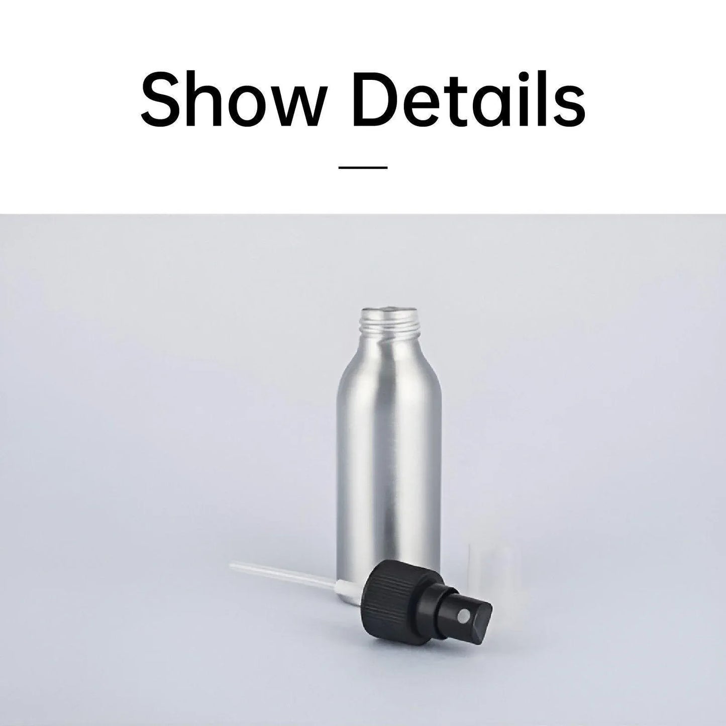 Aluminum Refillable Spray Bottles – Fine Mist, 120ml, Set of 10
