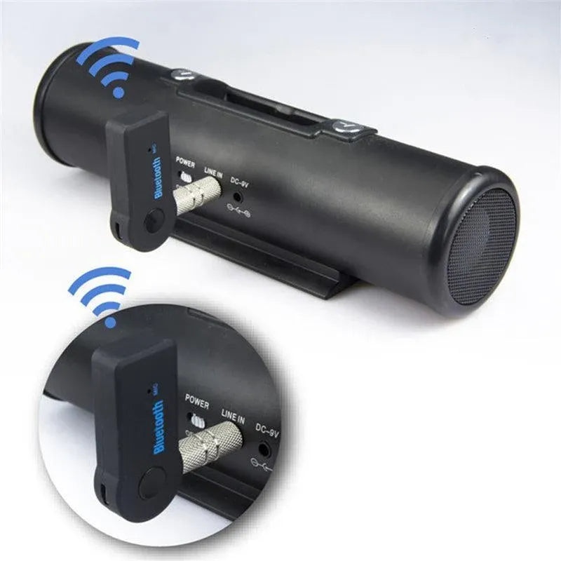 Wireless Bluetooth to Aux 3.5mm Car Music Receiver – Bluetooth 5.0, Compact Design