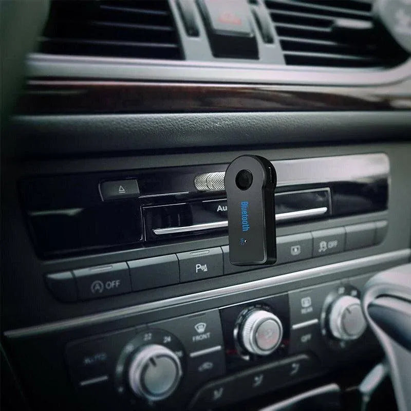 Wireless Bluetooth to Aux 3.5mm Car Music Receiver – Bluetooth 5.0, Compact Design