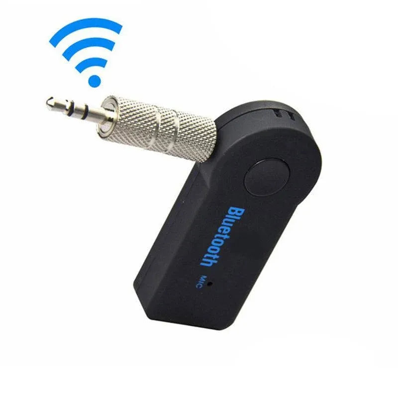 Wireless Bluetooth to Aux 3.5mm Car Music Receiver – Bluetooth 5.0, Compact Design