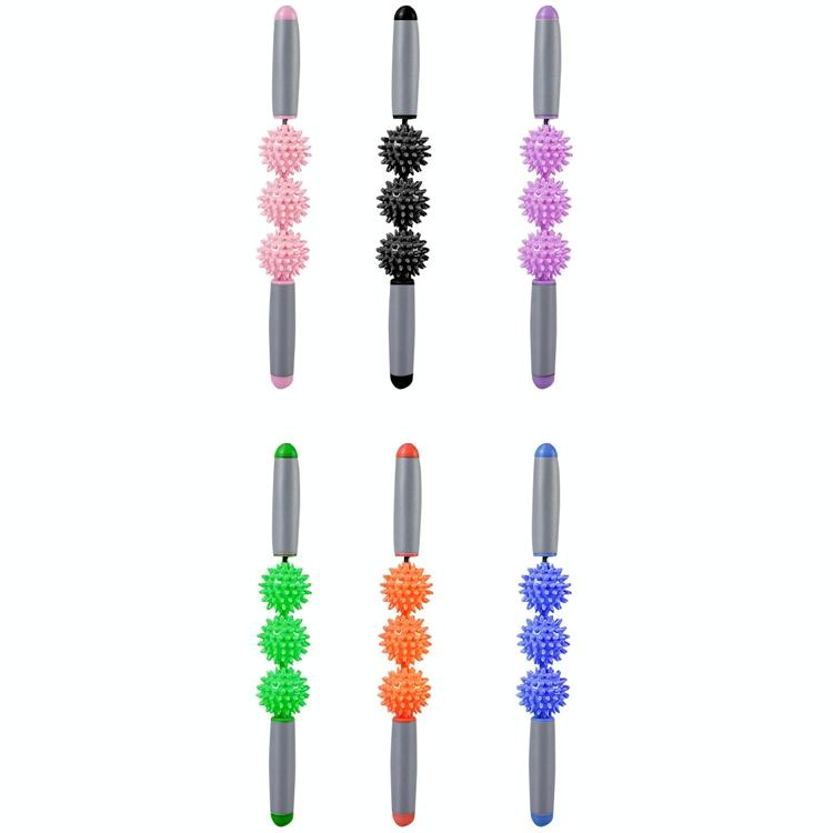 3-In-1 Eva Foam Roller Set 45Cm Length Purple Wolf Tooth