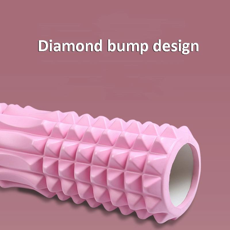 3-In-1 Eva Foam Roller Set 45Cm Length Purple Wolf Tooth
