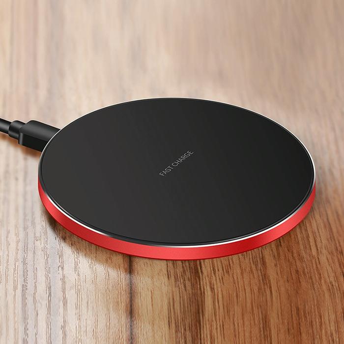 Ultra Thin Wireless Fast Charging Pad - Black