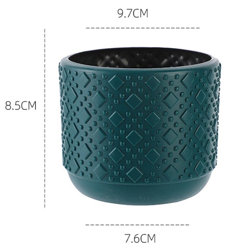 Versatile Vase For Wet And Dry Flowers - Glazed Finish Durable Design