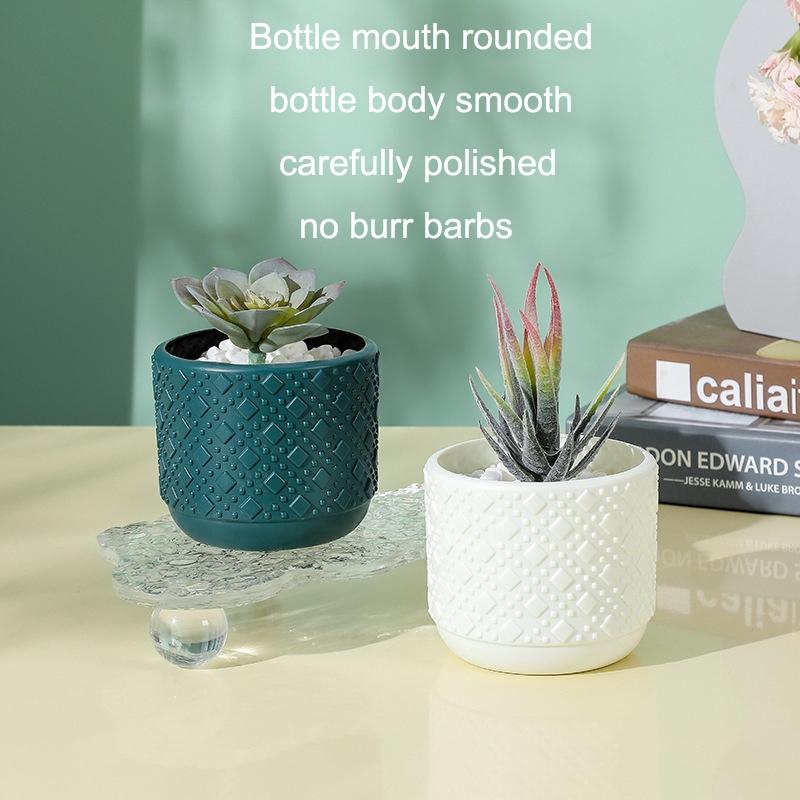Versatile Vase For Wet And Dry Flowers - Glazed Finish Durable Design