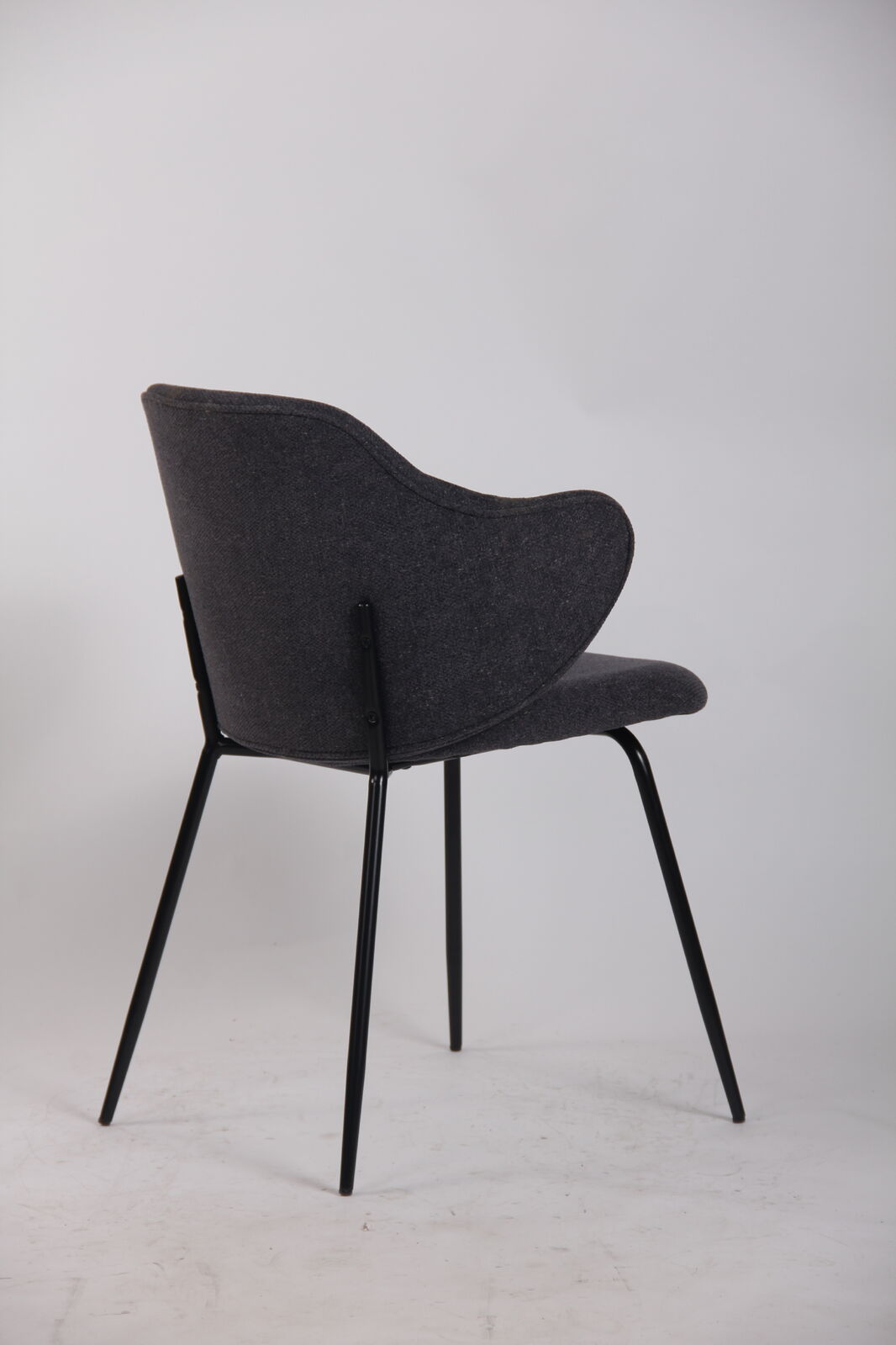 Set of Dining Chairs Corduroy Fabric with Metal Legs