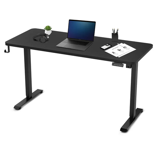 ErgoDesk Electric Standing Desk – Automatic Height Adjust, 140cm Black