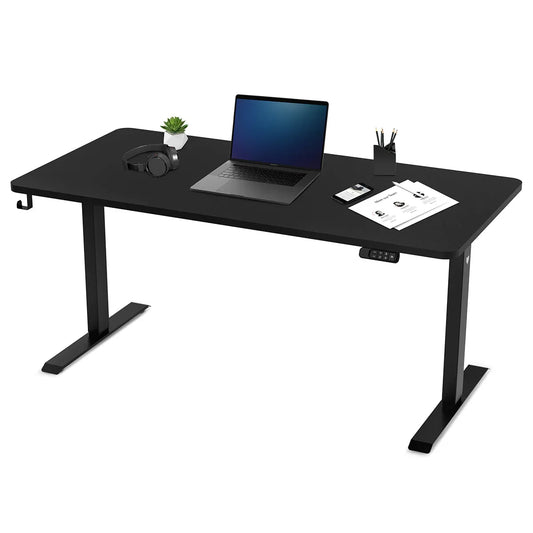 ErgoDesk Electric Standing Desk – Dual Motor, 160cm Black