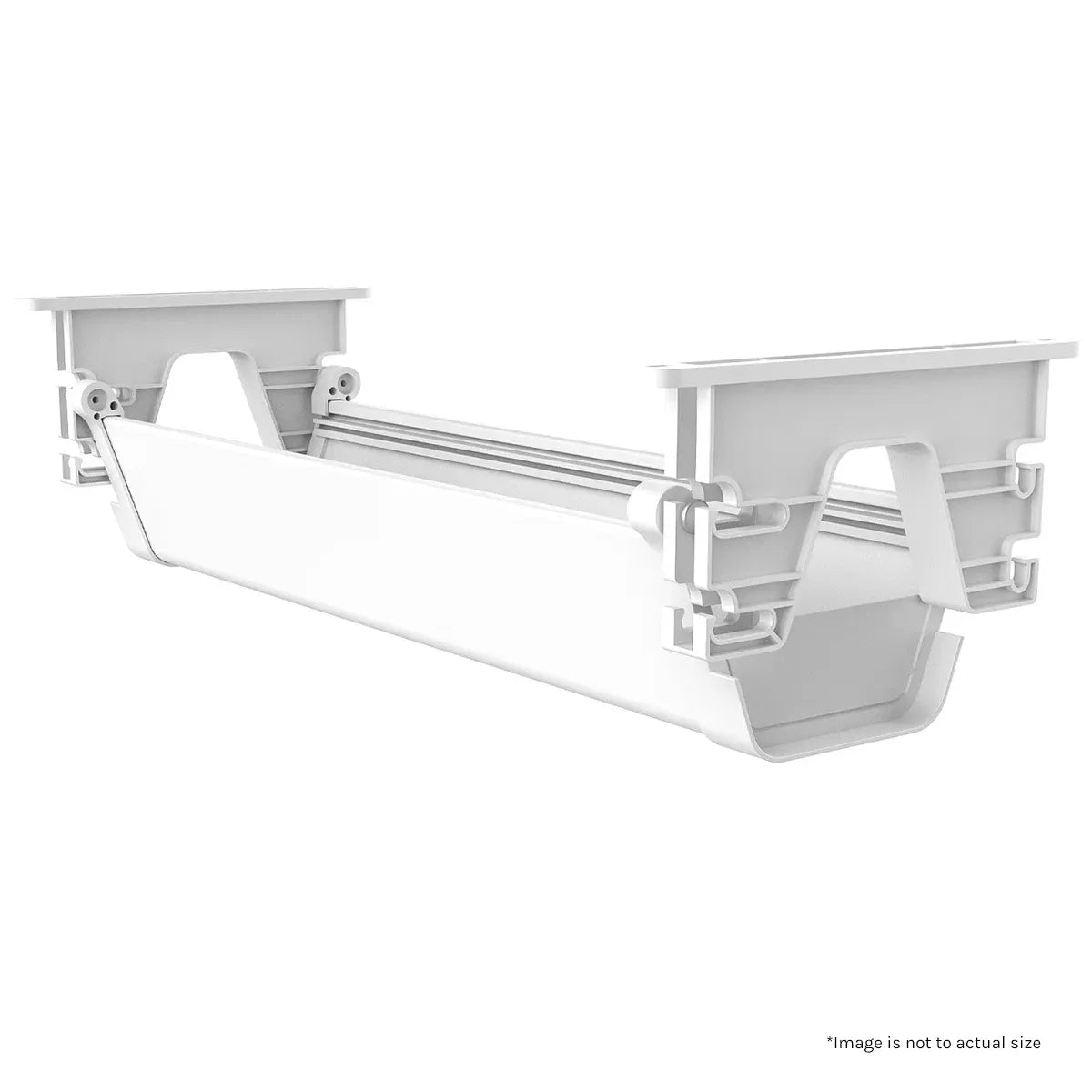 ErgoDesk Under Desk Cable Management Tray – Height Adjustable, 100cm