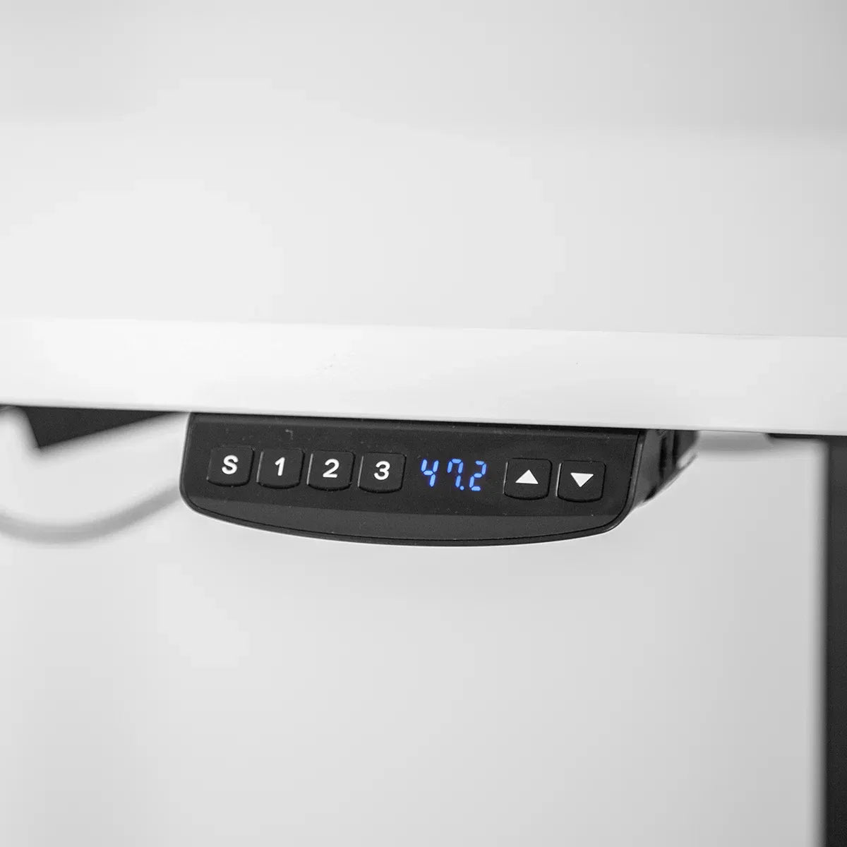 ErgoDesk AUTO Series Standing Desk – Automatic Height, 150cm, White & Black