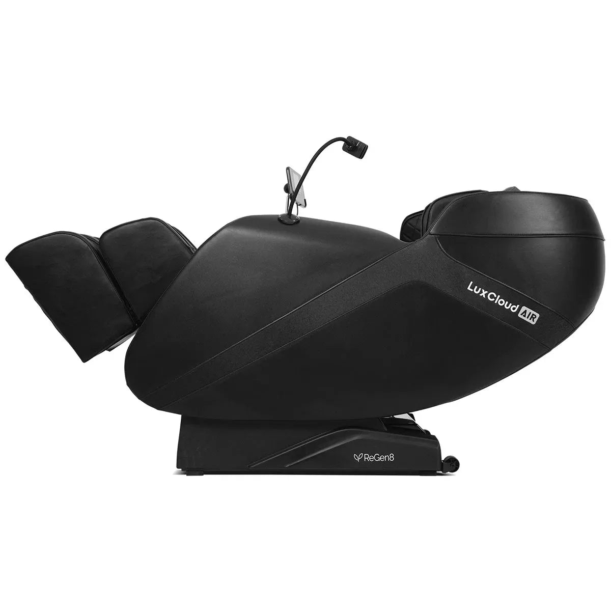 LuxCloud Air Massage Chair – Zero Gravity Heated, Black PU Leather