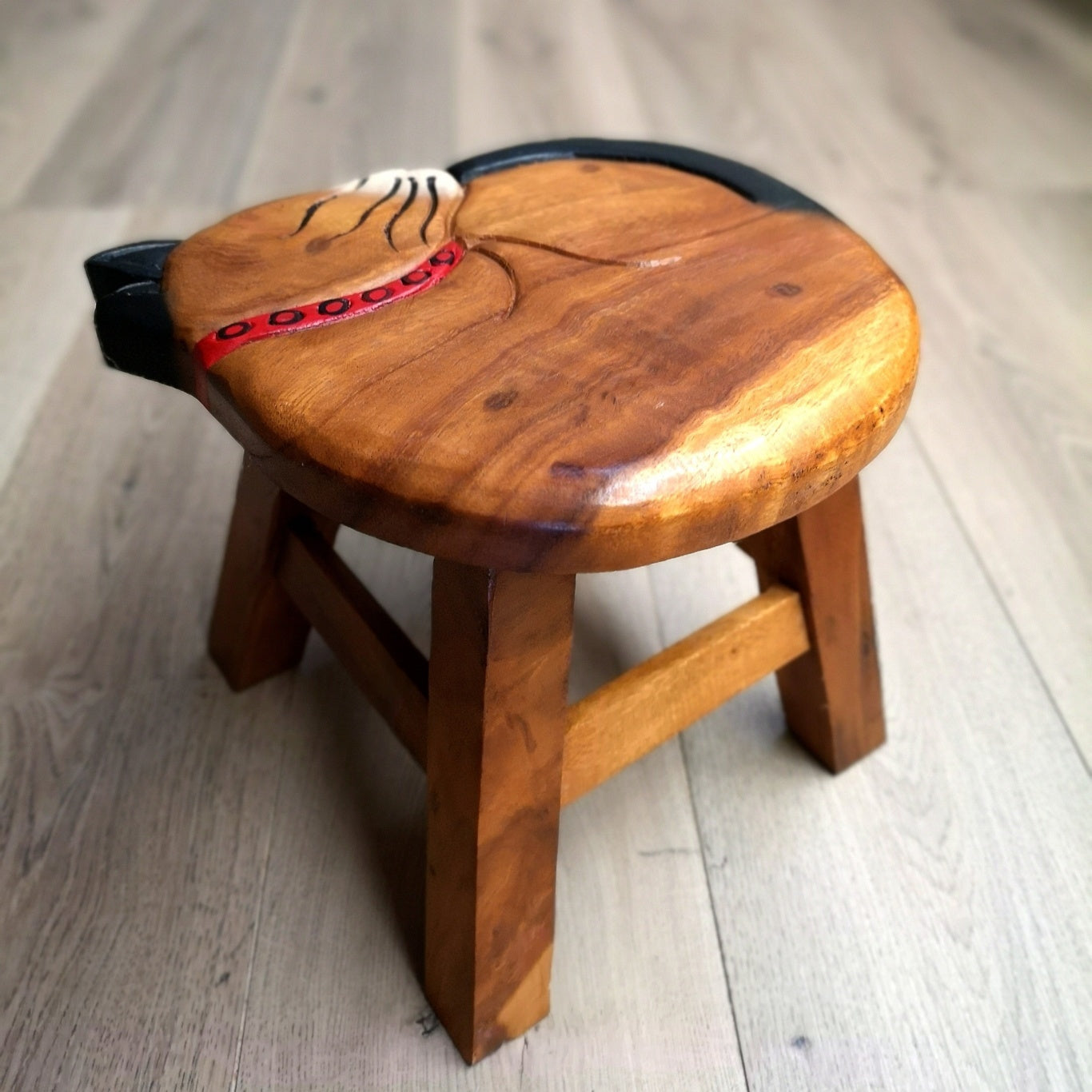 Kids Wooden Stools - Dog, Lion, Monkey, Ram, Cat