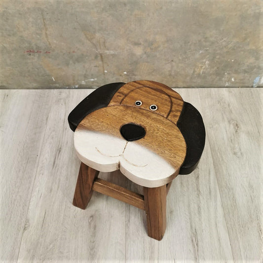 Kids Wooden Stools - Dog, Lion, Monkey, Ram, Cat