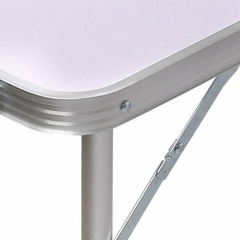 Portable Folding Picnic Set – Aluminium Table with 4 Foldable Chairs