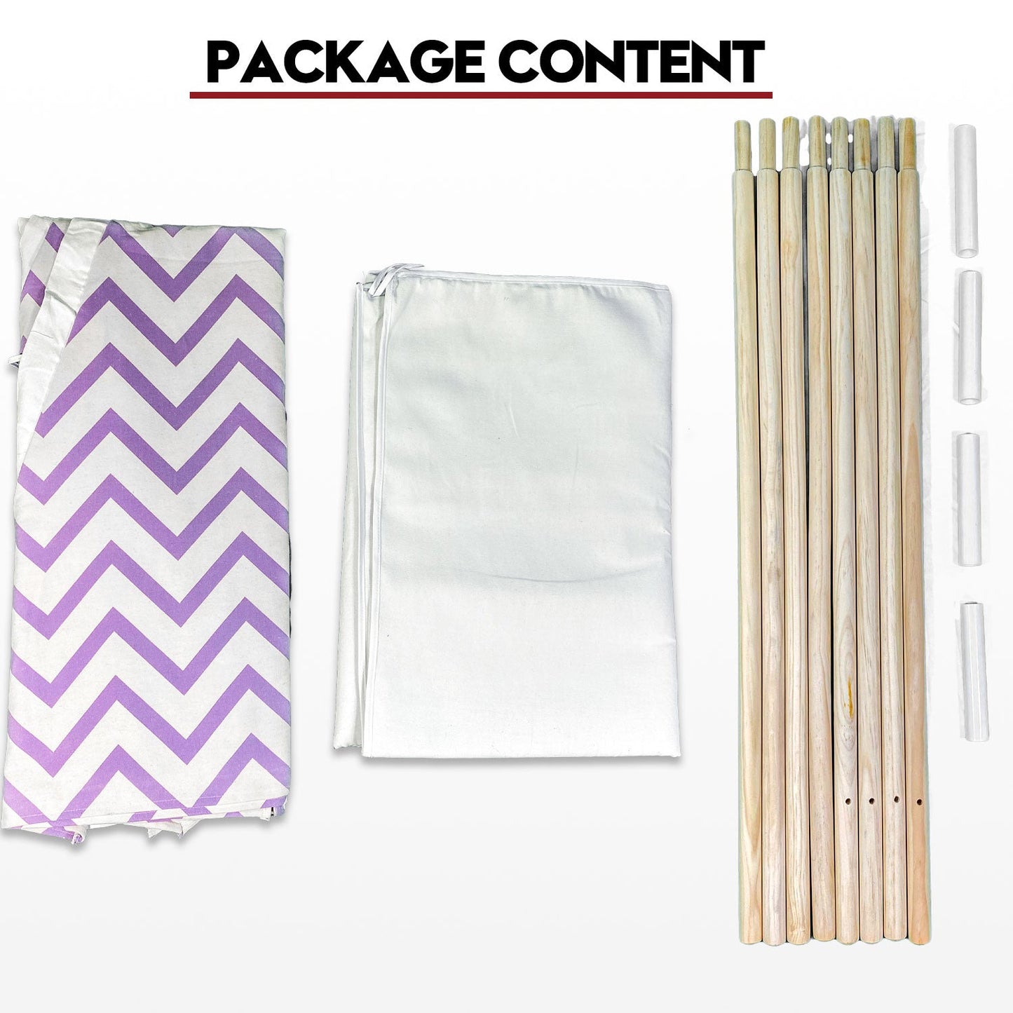Giant Cotton Canvas Kids Teepee Wigwam Children Pretend Play Tent Indoor Outdoor Party