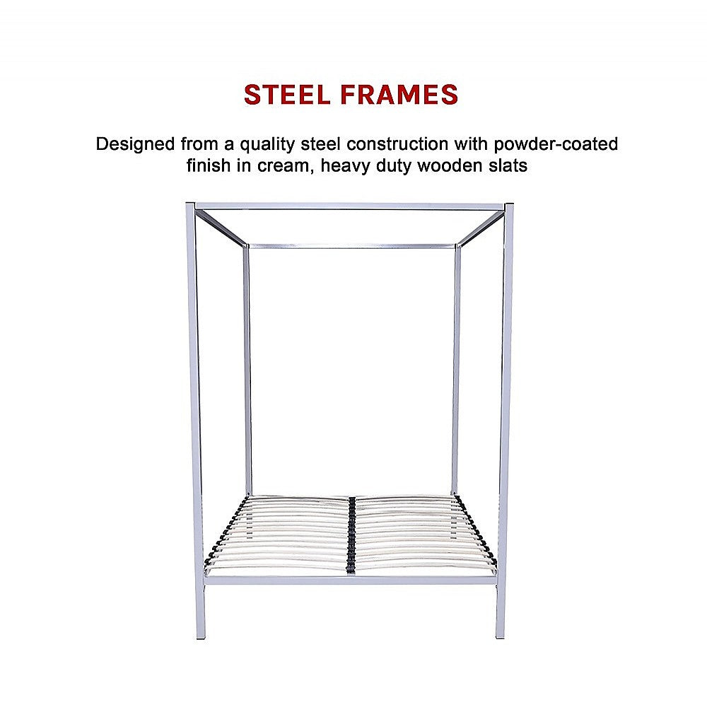 Four Poster Queen Bed Frame