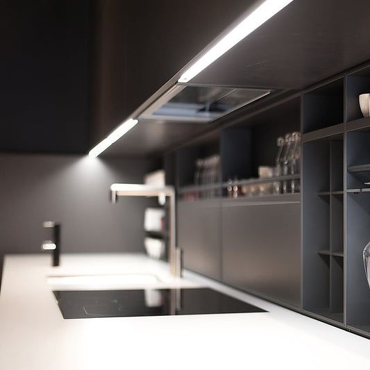 10 x 1M Aluminium LED Strip Light Channel Profile for Kitchen Cabinet