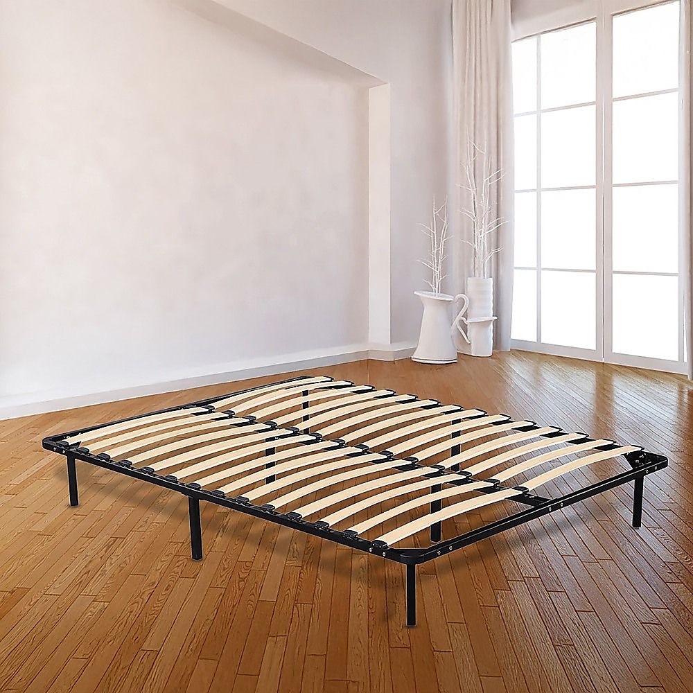 Metal Bed Frame – Durable Steel, Queen Size