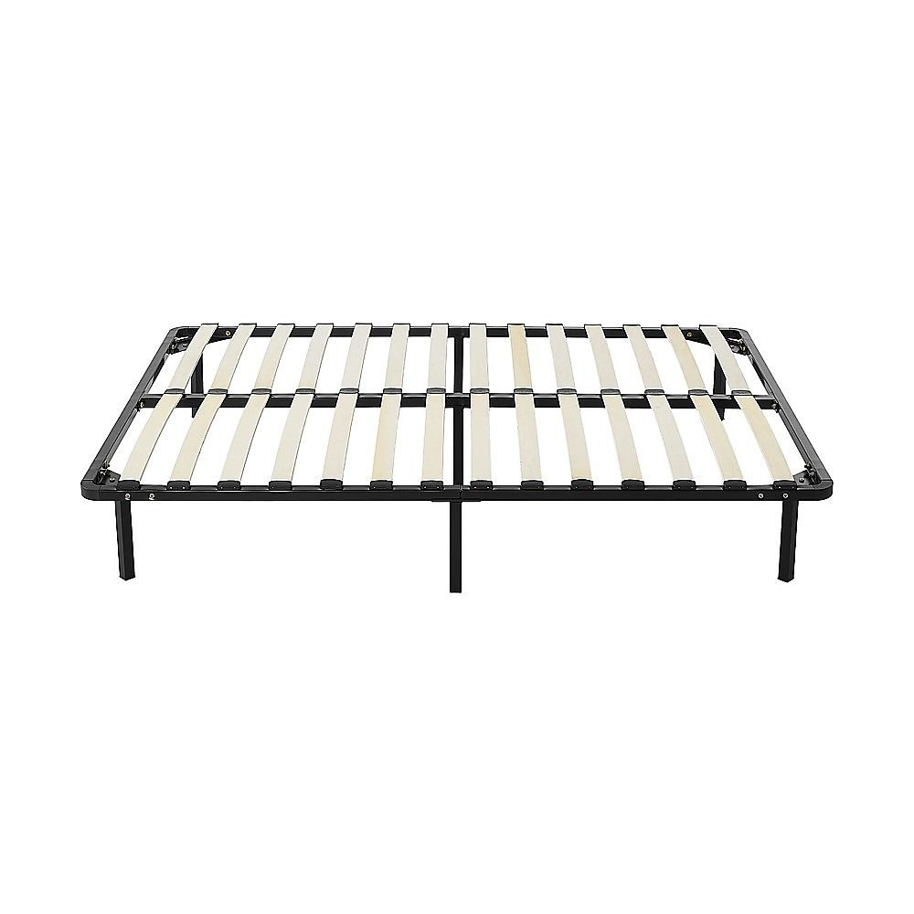 Metal Bed Frame – Durable Steel, Queen Size