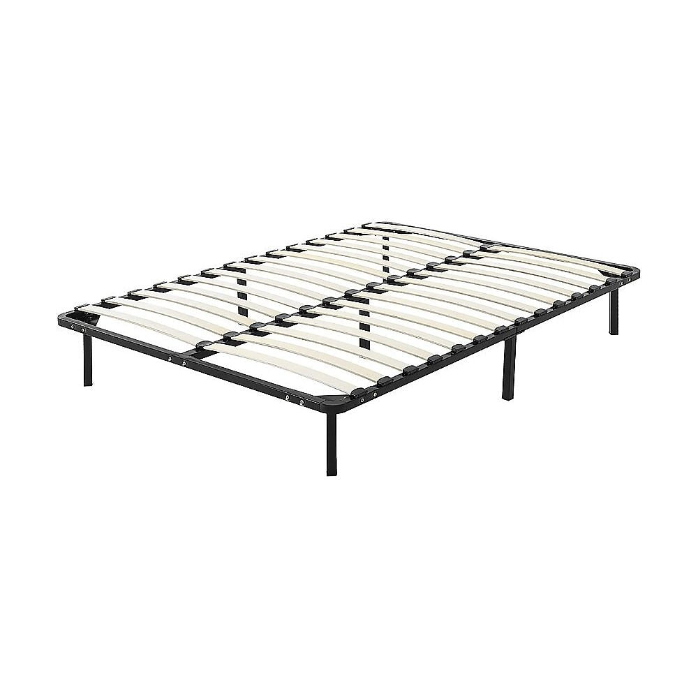 Metal Bed Frame – Durable Steel, Queen Size