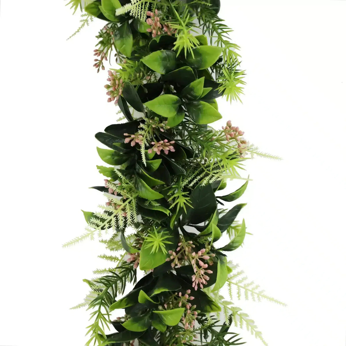 Artificial Mixed Leaf Garland – UV Resistant, 55cm Length