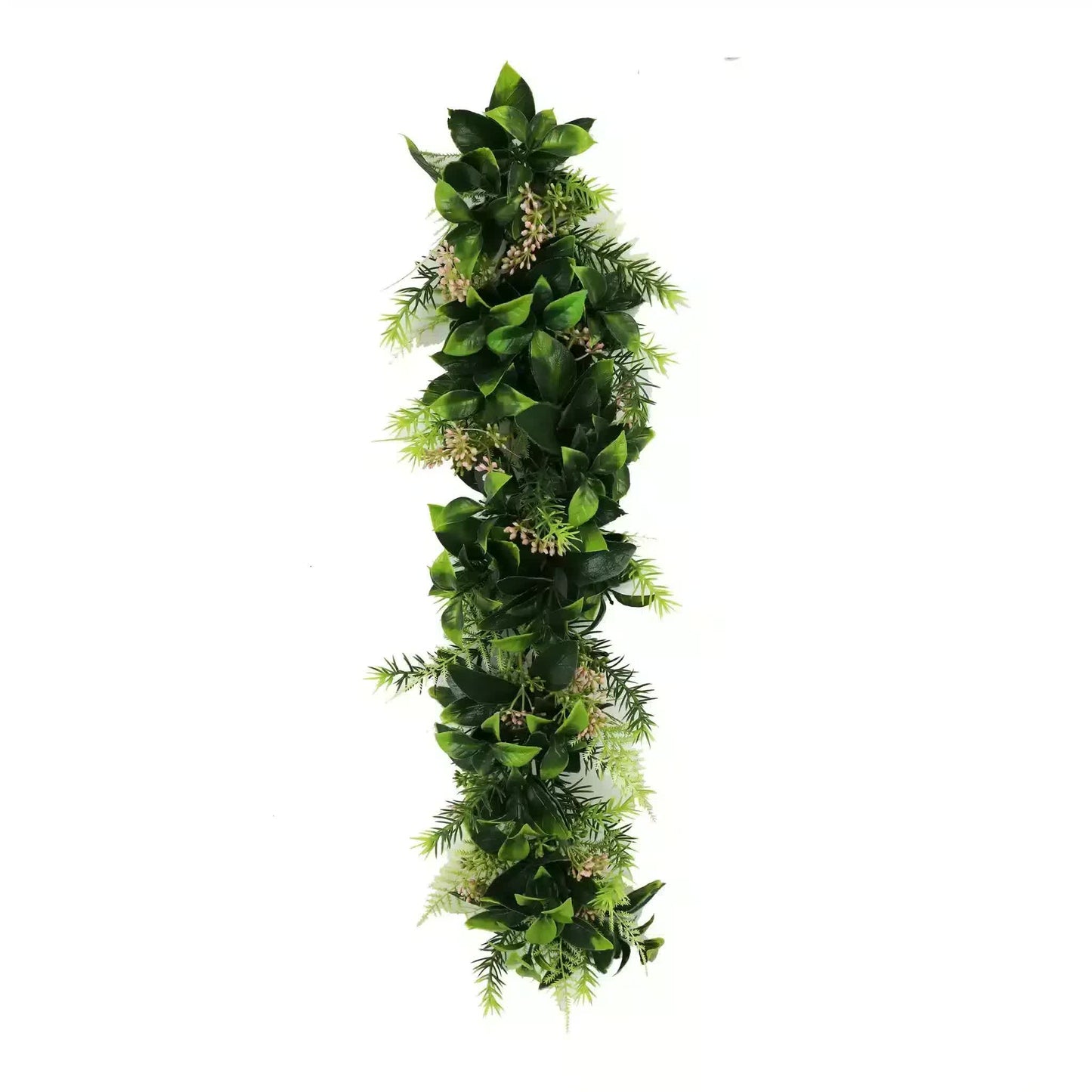 Artificial Mixed Leaf Garland – UV Resistant, 55cm Length