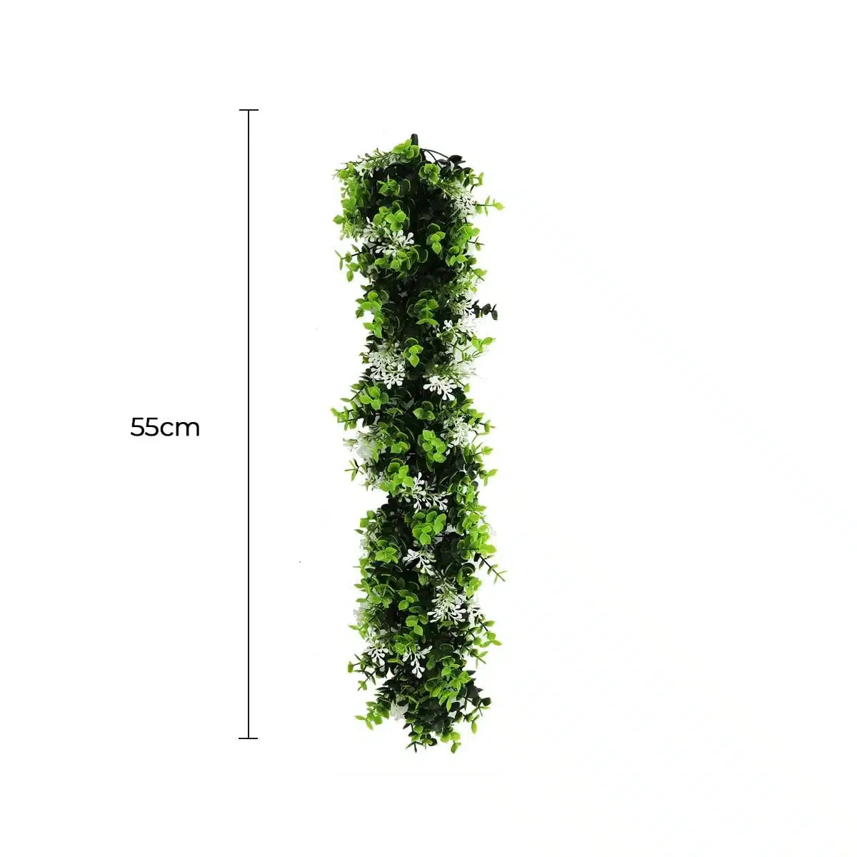 Artificial Extendable Hanging White Eucalyptus Vine – UV Resistant, 55cm