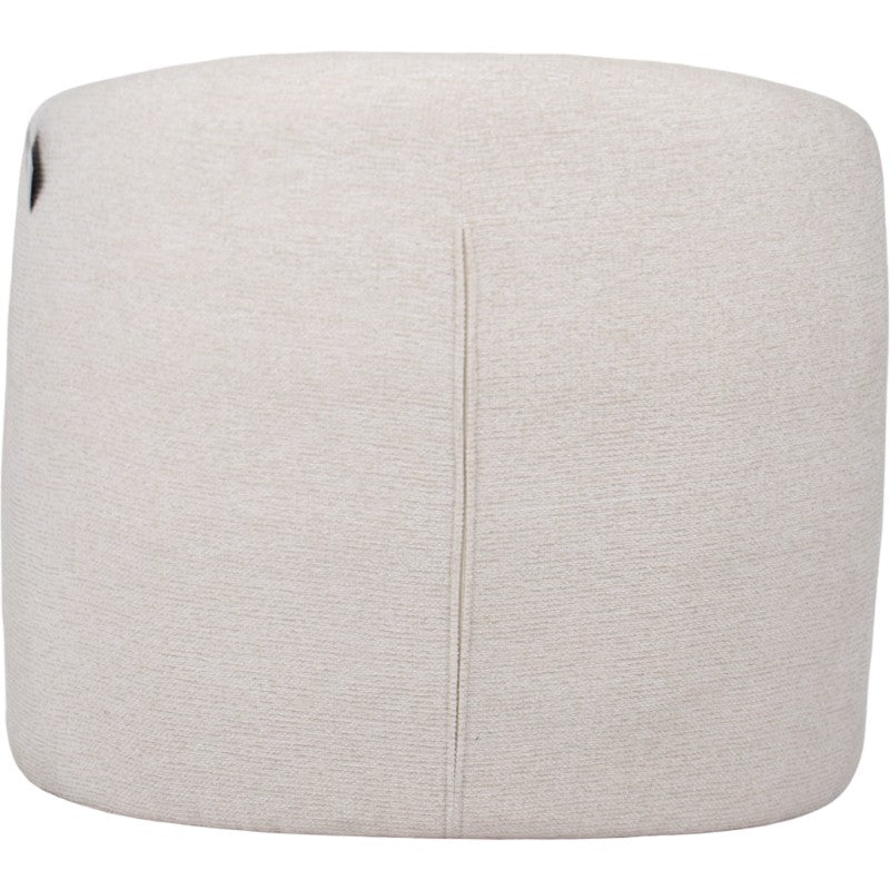 Occasional Chair – Fabric, Beige & Brown, 72cm Height