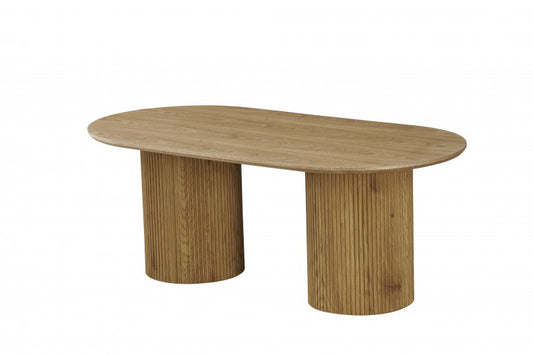 Elodie Coffee Table – Oak Veneer, 120cm