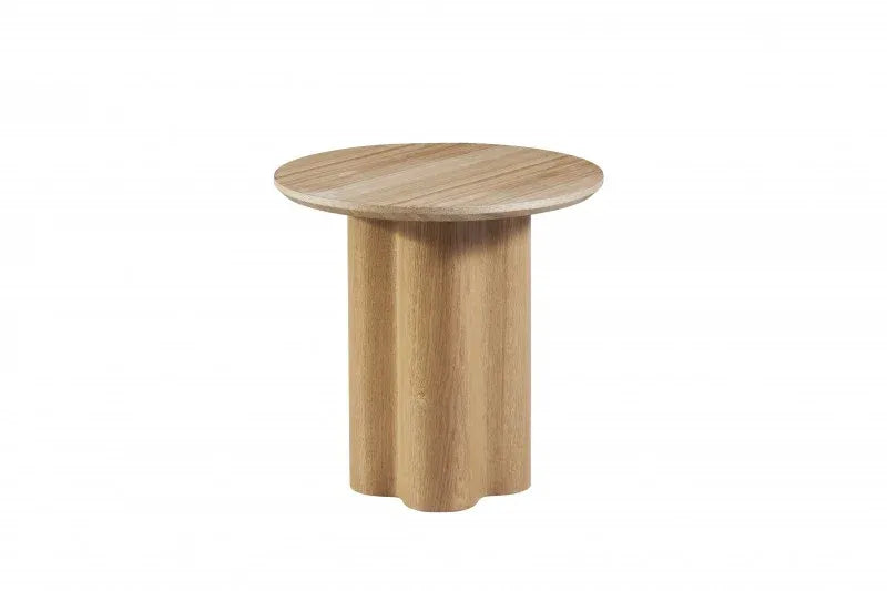 Signorina Side Table – Oak Veneer, 50 cm