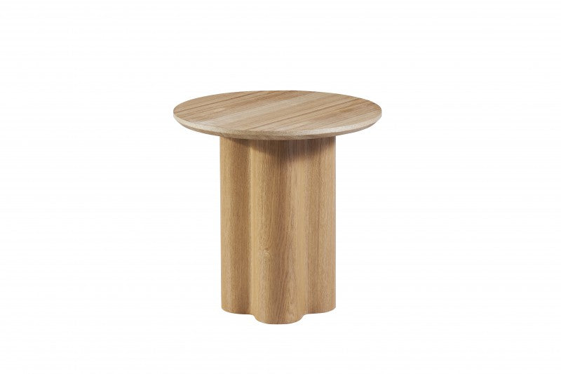 Signorina Side Table – Oak Veneer, 50 cm