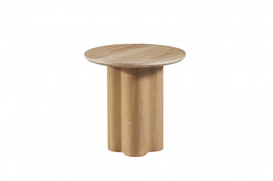 Signorina Side Table – Oak Veneer, 50 cm