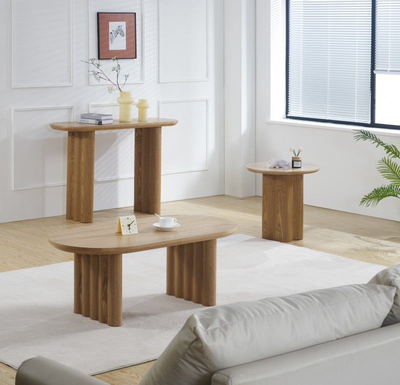Signorina Side Table – Oak Veneer, 50 cm