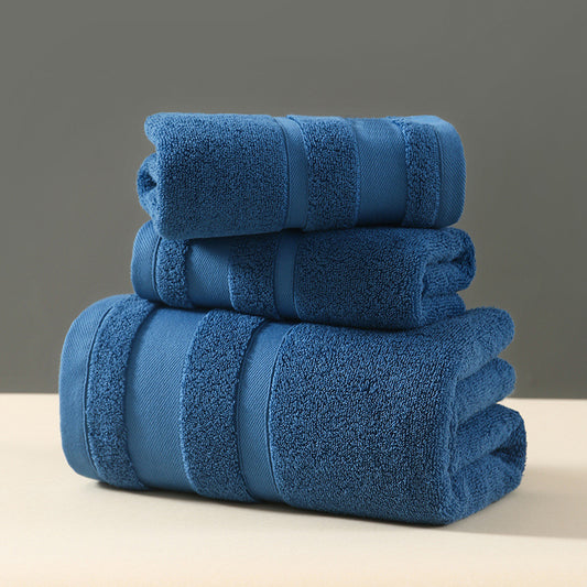 Luxury 3-Piece 100% Cotton Towel Set - Bath, Hand & Face Towels