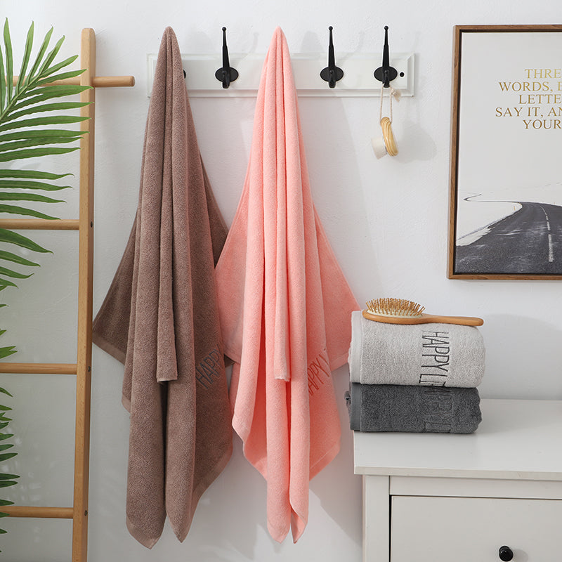 Soft Cotton Bath Towel - Quick Dry, Super Absorbent, 70x140cm